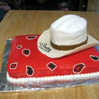 Cowboy/bandana Cake