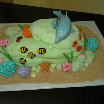 Mommy & Baby Dolphin