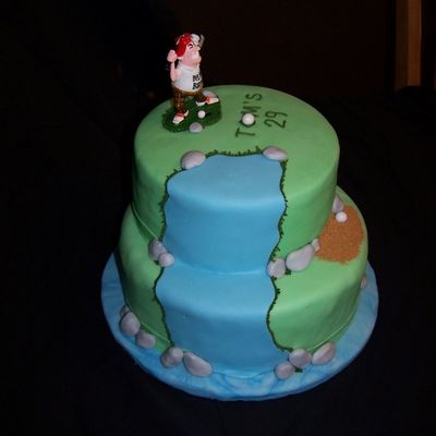 Golf Birthday Cake