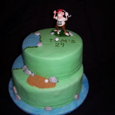 Golf Birthday Cake