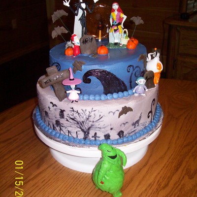 Nightmare Before Christmas Birthday Cake!