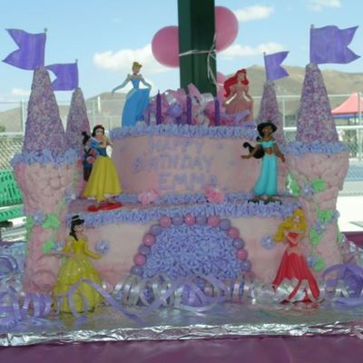 Princess Castle Cake