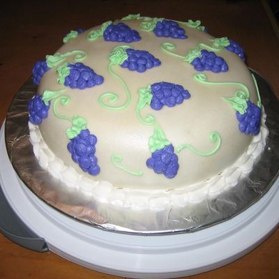 Grapes And Vines Fondant