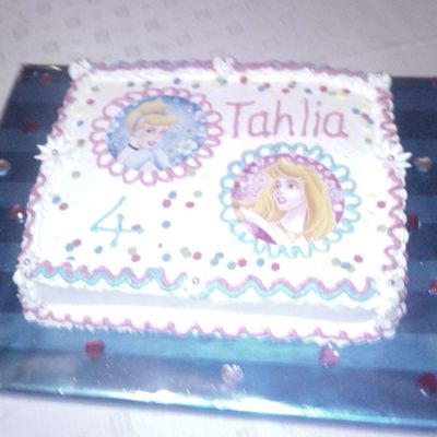 Princess Sheet Cake