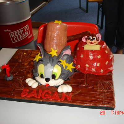 Tom And Jerry Cake