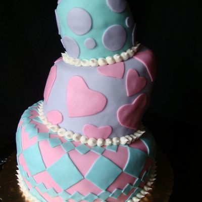 Topsy Turvy Birthday Cake