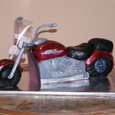 Motorcycle Cake