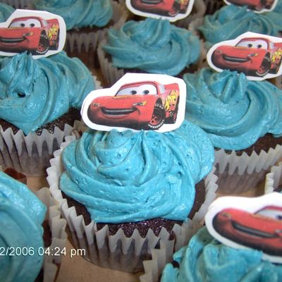Lighting Mcqueen Cupcakes