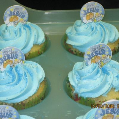 Happy Birthday Jesus Cupcakes