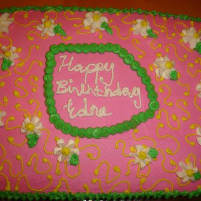 Simple, Girly Cake