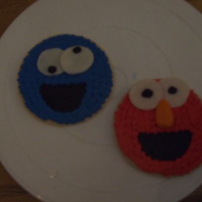 Elmo & Cookie Monster