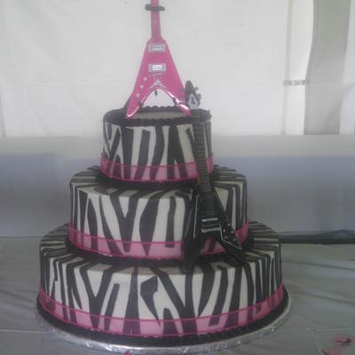 Rockstar Wedding Cake