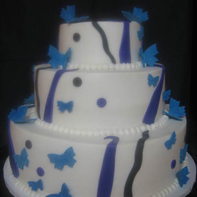 Butterfly Wedding Cake