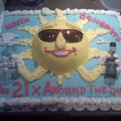 21St Birthday Cake For Son Of My Wife's Coworker