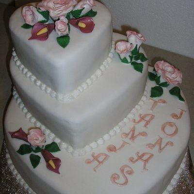 Hearts Weddingcake