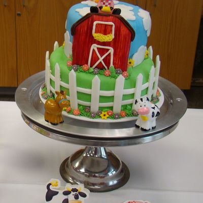 Barnyard Birthday Cake