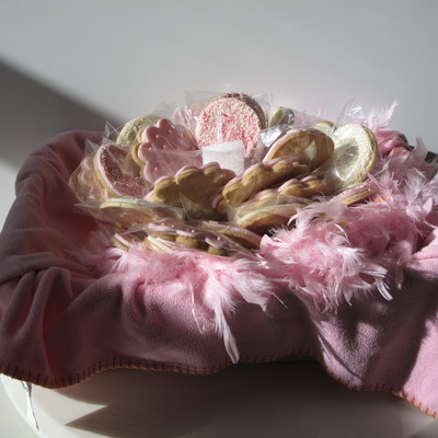 Pink And White Cookies