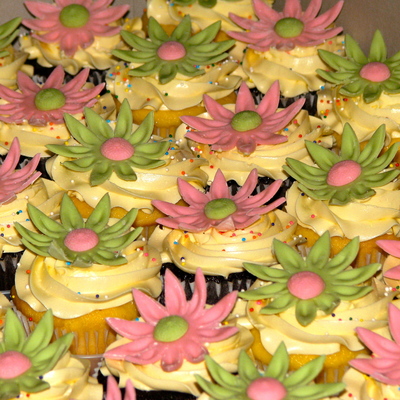 Daisy Cupcakes