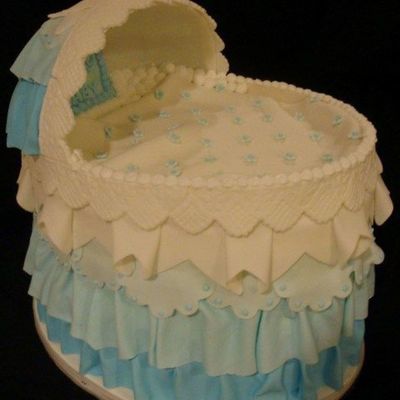 Bassinett Shower Cake