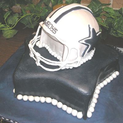 Cowboys Helmet Cake
