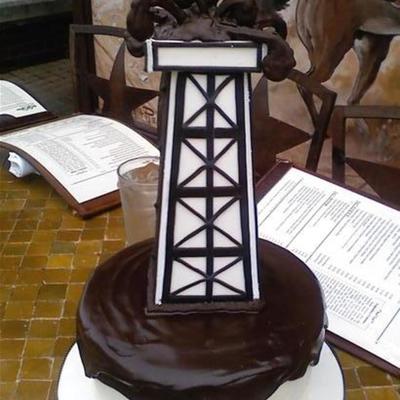 Oil Rig Cake