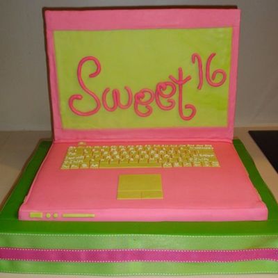 Laptop Cake