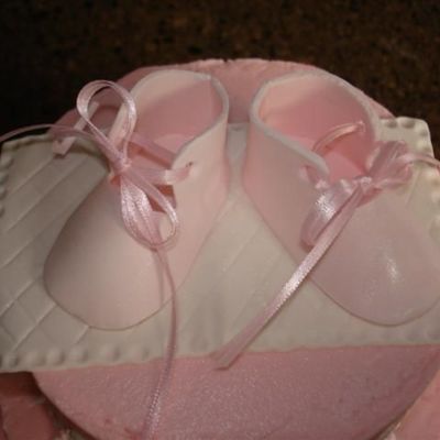 Gumpaste Baby Booties