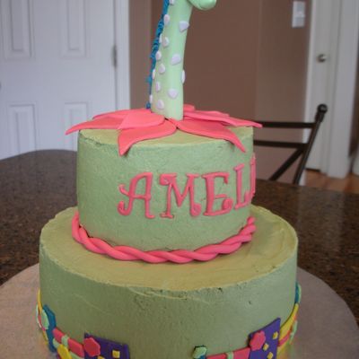 Amelie's Giraffe Cake