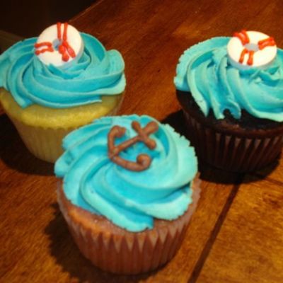 Nautical Cupcakes