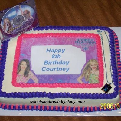 Hannah Montana Birthday Cake
