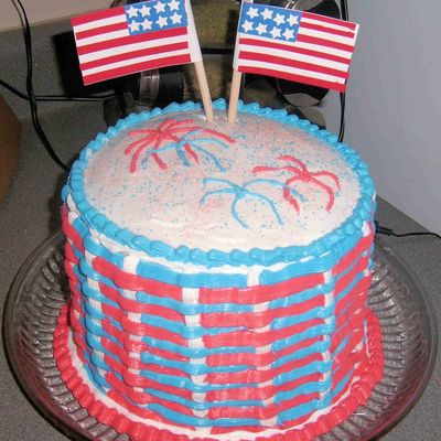 4Th Of July Basketweave