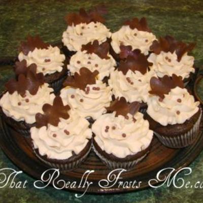 Chocolate Oak Leaves And Peanut Butter