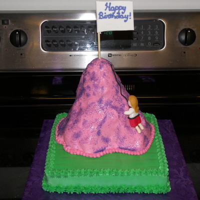 Rock Climbing Cake