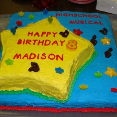 High School Highschool Musical Cake