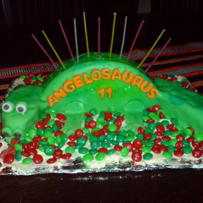 Dinosaur Birthday Cake