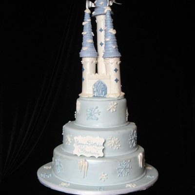 Winter Castle Cake