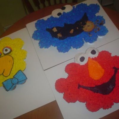 Sesame Street Cupcake Cakes
