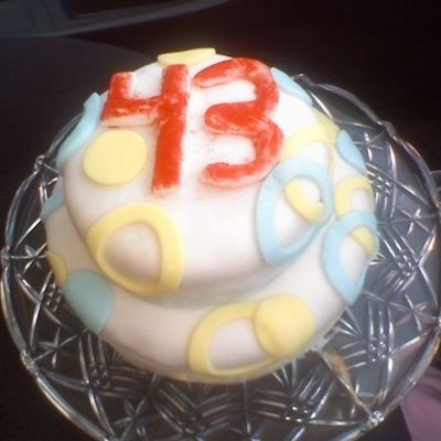 43Rd Birthday Cake