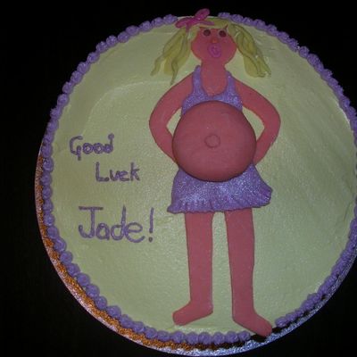 Buttercream With Fondant Figure