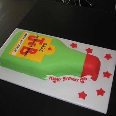 J & B Scotch Bottle Cake