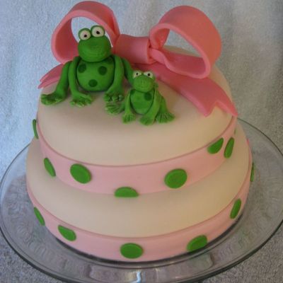 Froggy Birthday Cake