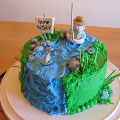 Fly Fishing Cake