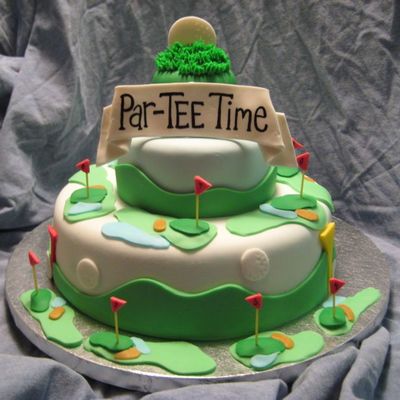 Par-Tee Time 9 Hole Golf Cake