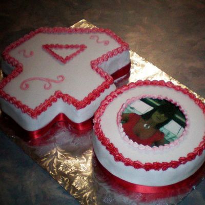 Number 40 Birthday Cake