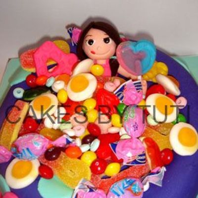 "i Love Candies" Cake