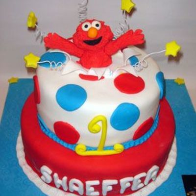 Elmo Birthday Cake