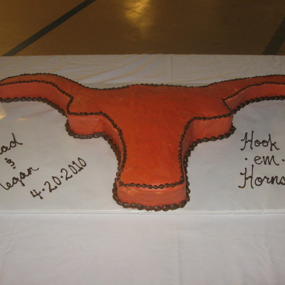 Texas Longhorns Grooms Cake