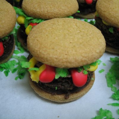 Hamburger Cookies
