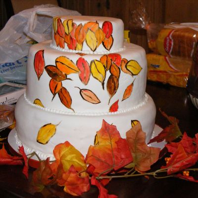 Fall Wedding Cake