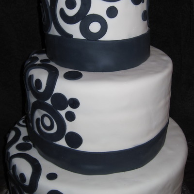 Very First Wedding Cake Ever!!!